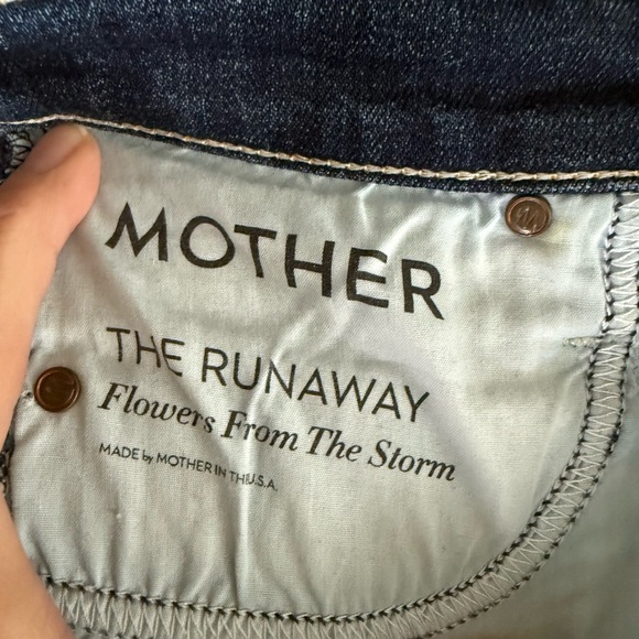 MOTHER The Runaway Blue Jeans - Picture 1 of 5